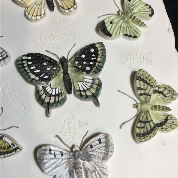 VTG Butterfly Wall Plaque - Picture 5 of 8